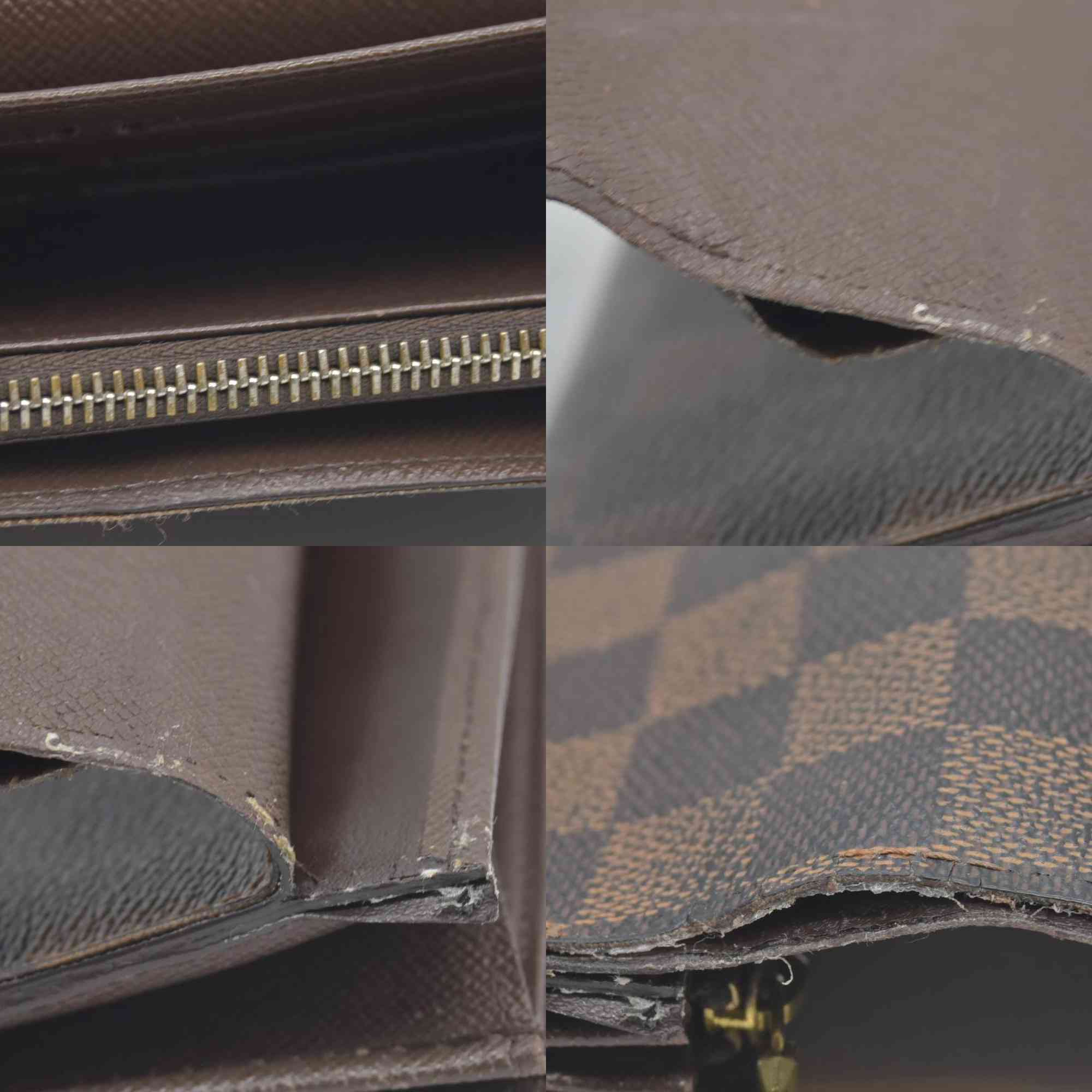 $725 Louis Vuitton Damier Ebene Sarah Wallet CONSIGNMENT CA4008