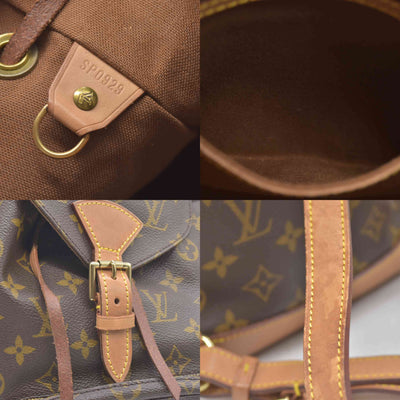$1160 1999 Louis Vuitton Monogram Montsouris MM Backpack SP0929