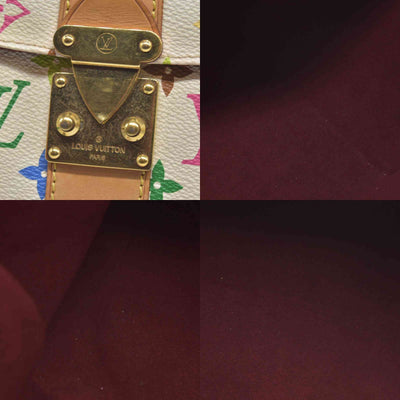 $3150 Louis Vuitton Monogram Multicolor Speedy 30 White Murakami