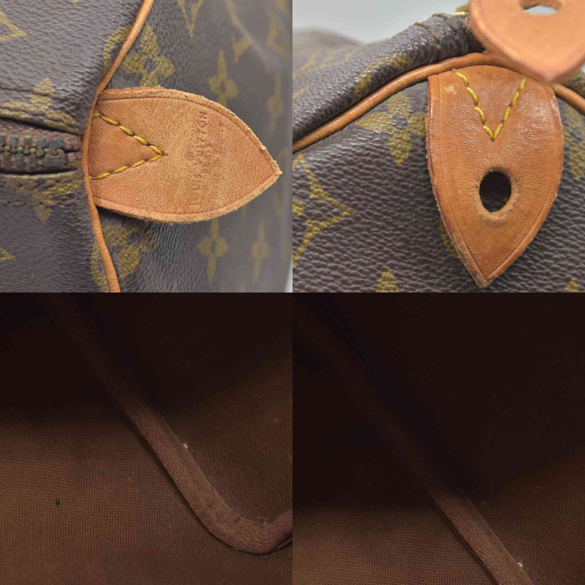 $1630 1985 Louis Vuitton Monogram Speedy 30 Hand Bag SA853