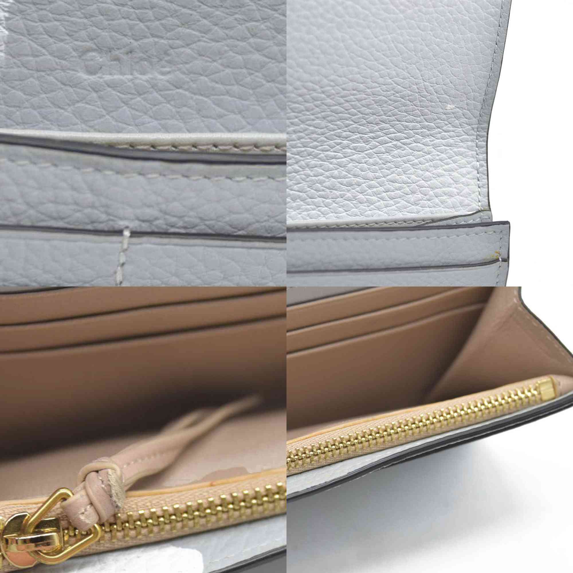 AUCTION $595 Chloe Alphabet Leather Bifold Long Wallet