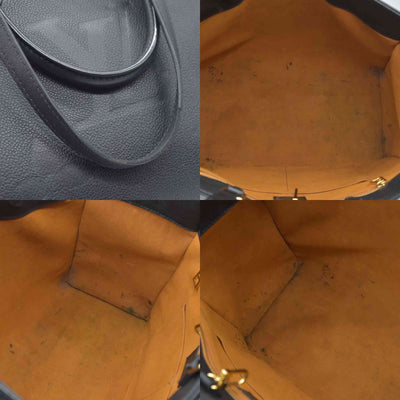 $3550 Louis Vuitton  Empreinte Monogram Giant Onthego MM Black RFID