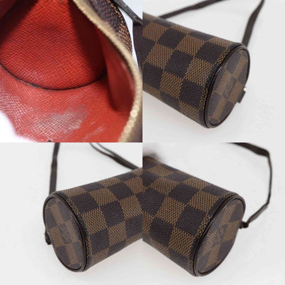 $1560 LOUIS VUITTON Damier Ebene Papillon Pochette VINTAGE