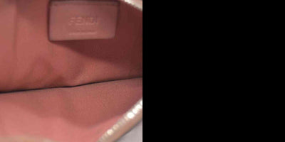 $550 FENDI F is Fendi Leather Zipped Coin Card Holder Pink