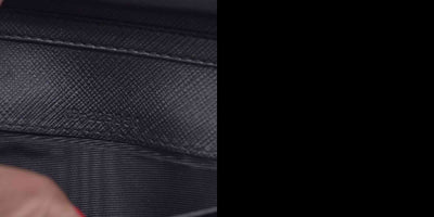 $650 SALVATORE FERRAGAMO Vara Bow Saffiano Leather Chain Flap Wallet Crossbody Black CONSIGNMENT 10021560