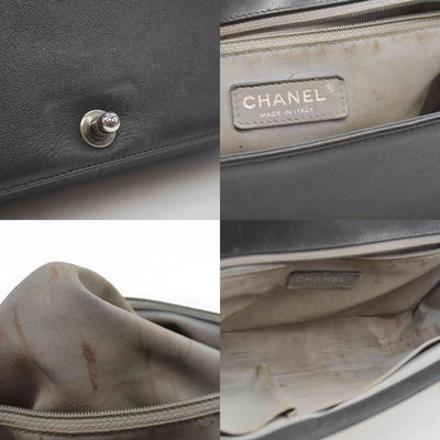 Chanel Calfskin Quilted Medium Boy Flap Black