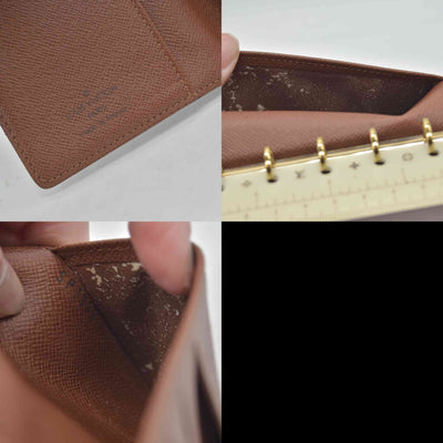 $505 1999 Louis Vuitton Monogram Agenda PM Notebook Cover Brown SP1929