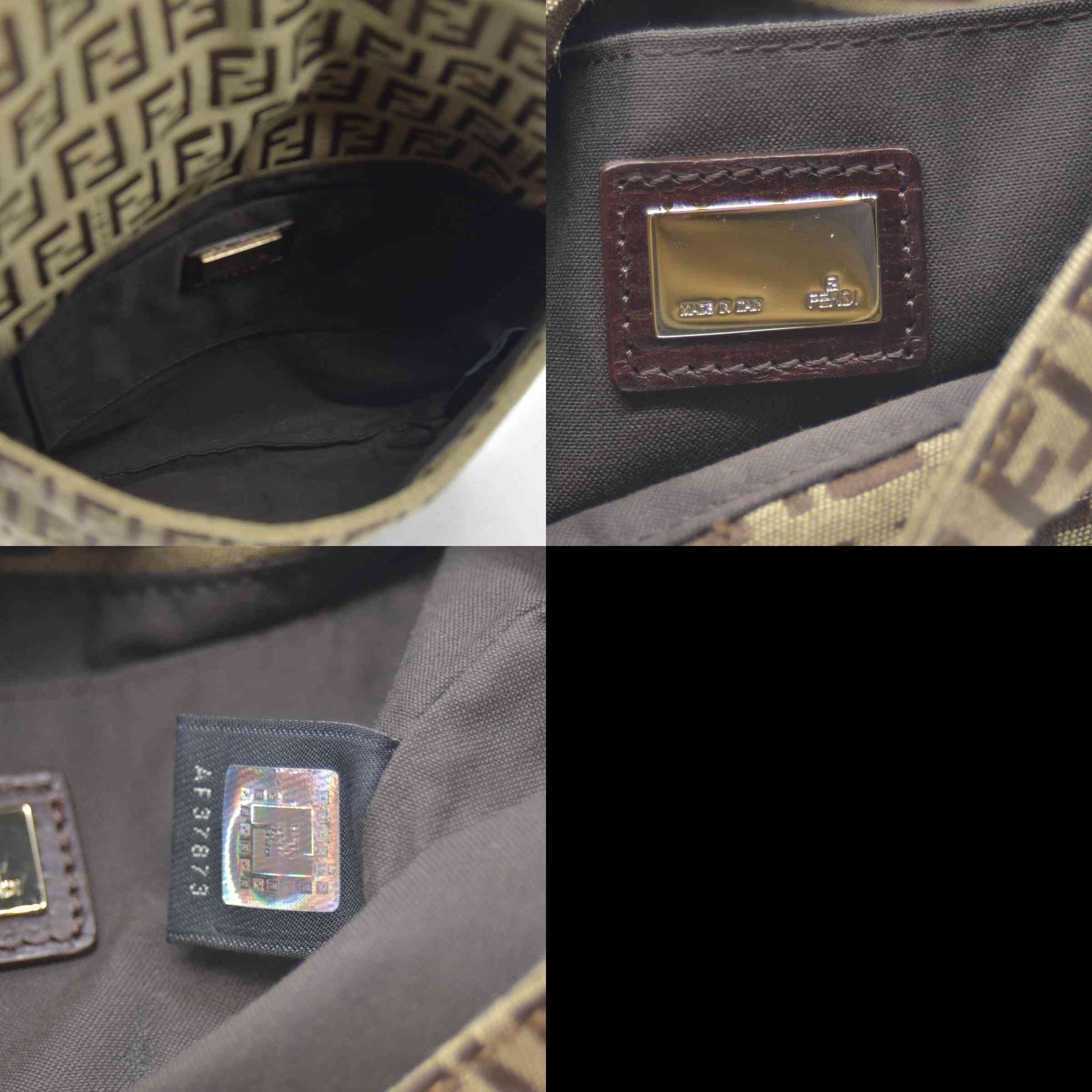 $895 CONSIGMENT FENDI Zucchino FF Vintage