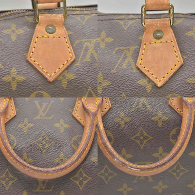 $1490 1989 Louis Vuitton  Speedy 25 Brown Monogram MI8911