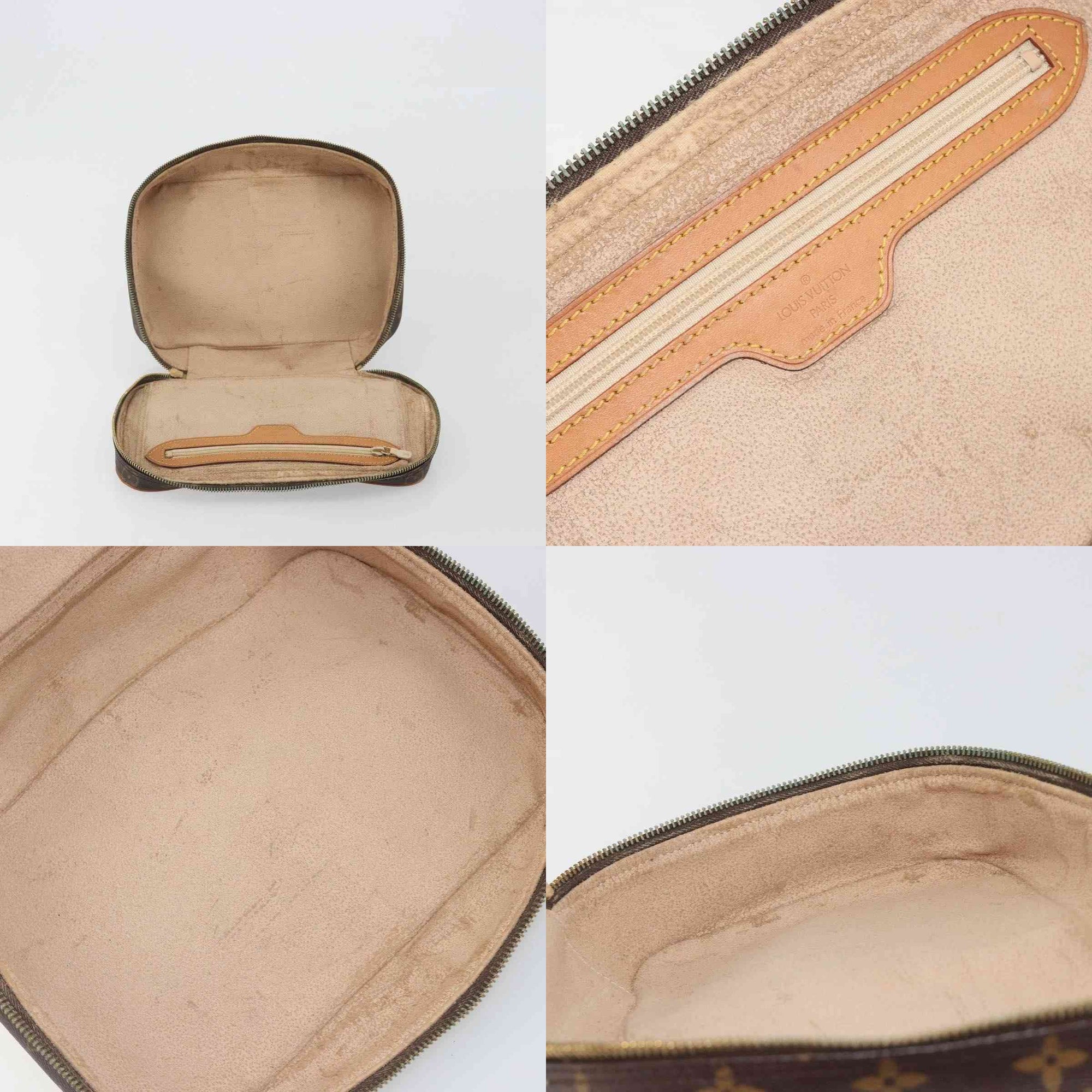 $700 1992 LOUIS VUITTON Monogram Trousse Boite Cosmetic Pouch NO1902