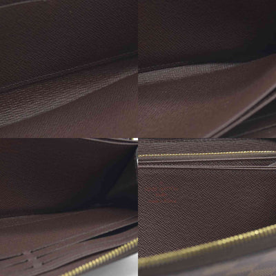 $915 2021 Louis Vuitton  Damier Ebene Zippy Wallet MI0231