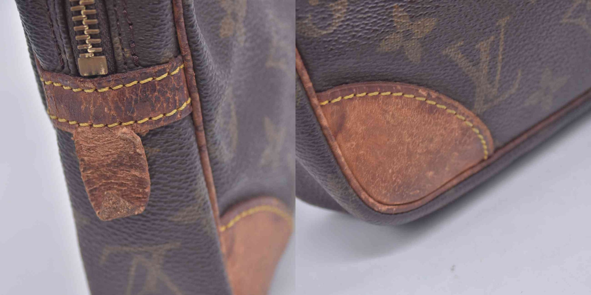 $650 1992 Louis Vuitton Monogram Pochette Marly Dragonne 26 SL0942