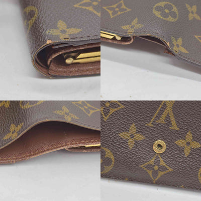 $750 2006 Louis Vuitton Monogram French Purse Wallet   CA0026