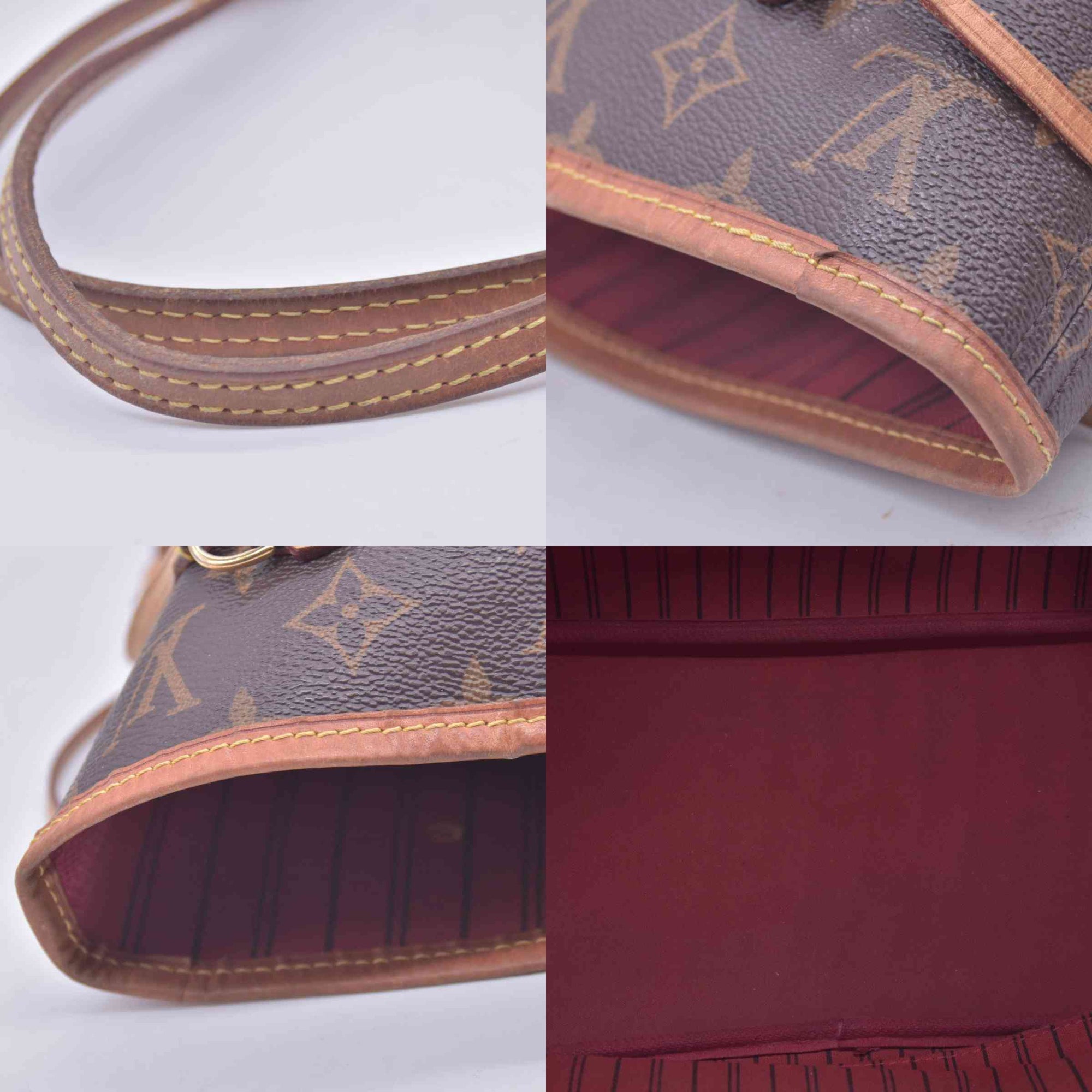 $2240 2014 Louis Vuitton Monogram Neverfull MM with Pouch SR2184