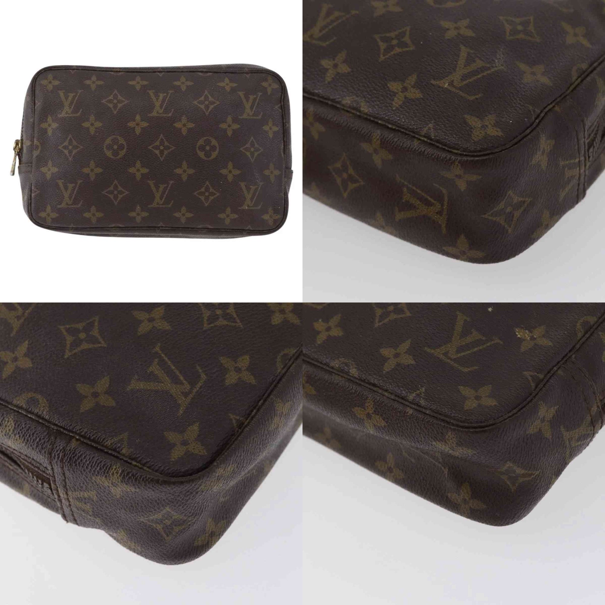 $600 LOUIS VUITTON Monogram Trousse Toilette 23 FRANCE VINTAGE