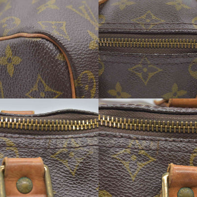 $1490 Louis Vuitton LV Hand Bag Speedy 25 Brown Monogram sp1905