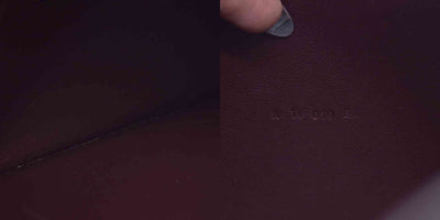 $2150 HERMÈS Veau Togo Dogon Recto Verso Wallet Raisin Plum CONSIGNMENT 10021565