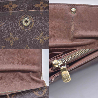$725 2011 WELL WORN Louis Vuitton Sarah Wallet Monogram CA4111 CONSIGNMENT 10021041