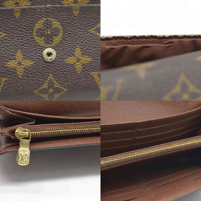 AUCTION $725 Louis Vuitton Monogram Sarah Wallet (no date code)