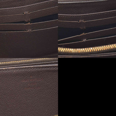 $915 2018 Louis Vuitton Damier Ebene Zippy Wallet GI0198