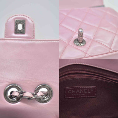 $3200 Chanel  Coco Pleats Flap Bag Pink 10020380