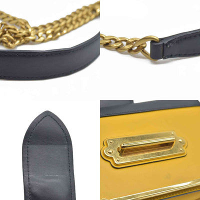 AUCTION $2710 Prada City Calf Saffiano Cahier Bag Soleil Black