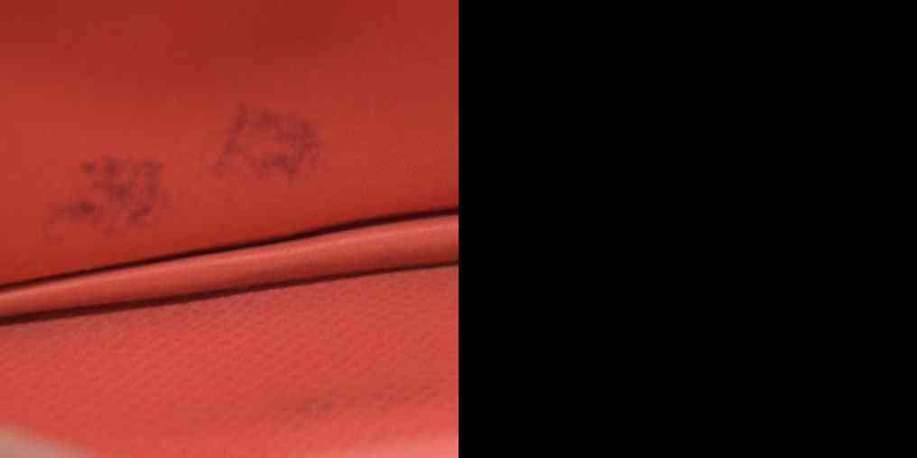 AUCTION $1570 Hermes Epsom Bearm Souffle Bifold Wallet Pink