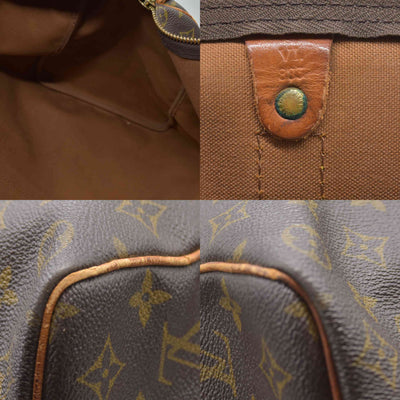 $1440 1988 Louis Vuitton LV Boston Bag Keepall 50 Brown Monogram VI883
