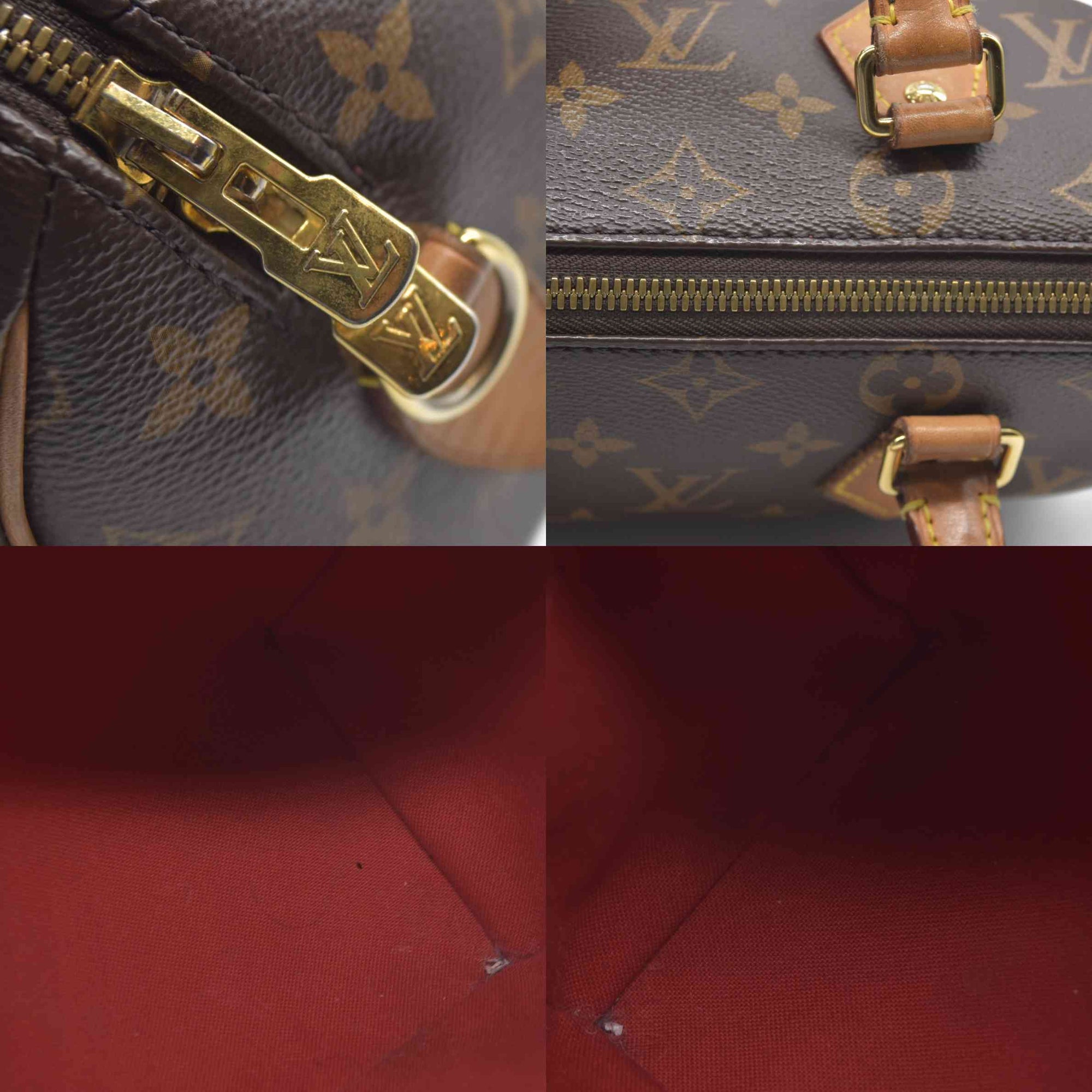 $2260 LOUIS VUITTON Monogram Speedy Bandouliere 20 Fuchsia RFID