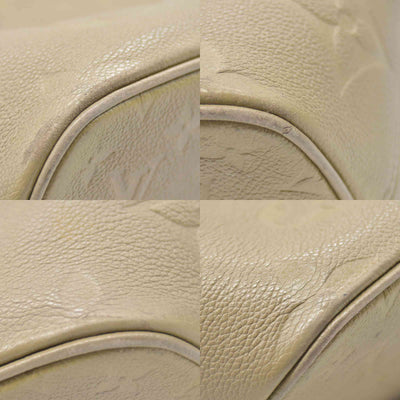 $2710 Louis Vuitton  Empreinte Monogram Giant Neverfull MM Tourterelle Tote