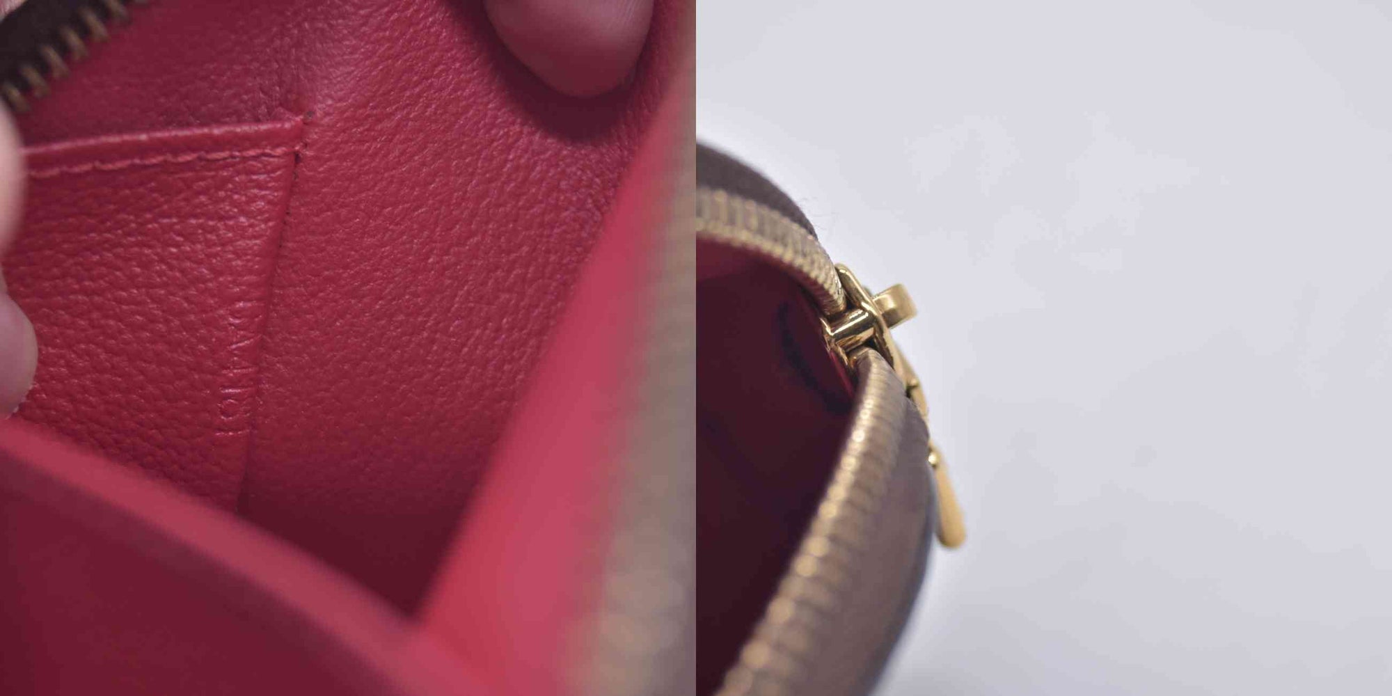 $850 2011 Louis Vuitton Damier Ebene Pochette Cosmetic GM Pouch Bag CA4181