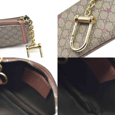 $380 GUCCI GG Spreme Star Coin Case