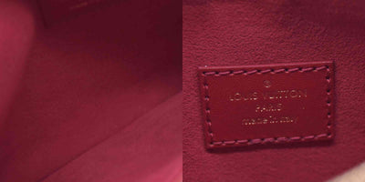 $3900 LOUIS VUITTON Monogram Empreinte Coussin PM Rubis Red RFID 10021360