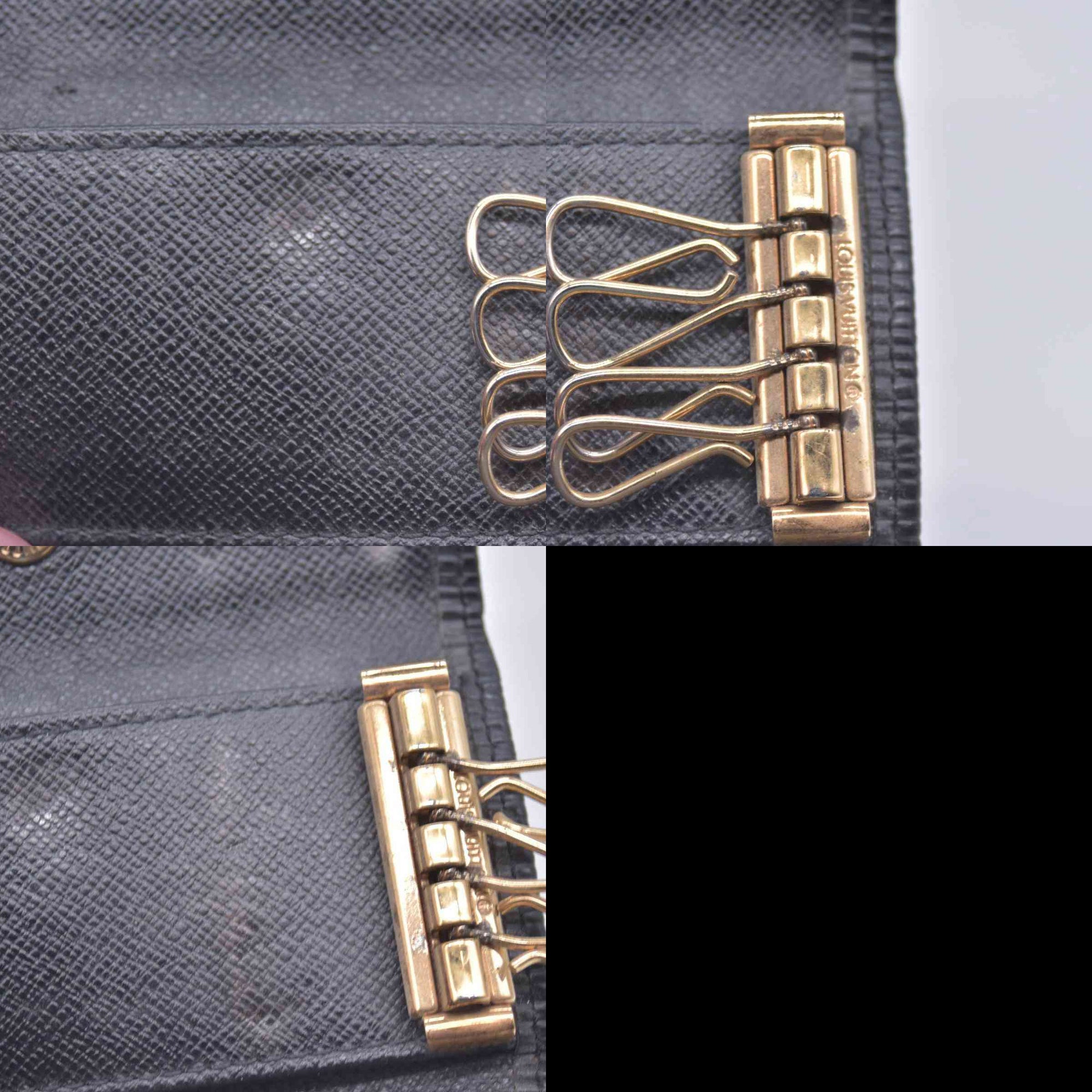 $345 Louis Vuitton Epi Multicles 4 Key Noir CA0044 CONSIGNMENT 10021045
