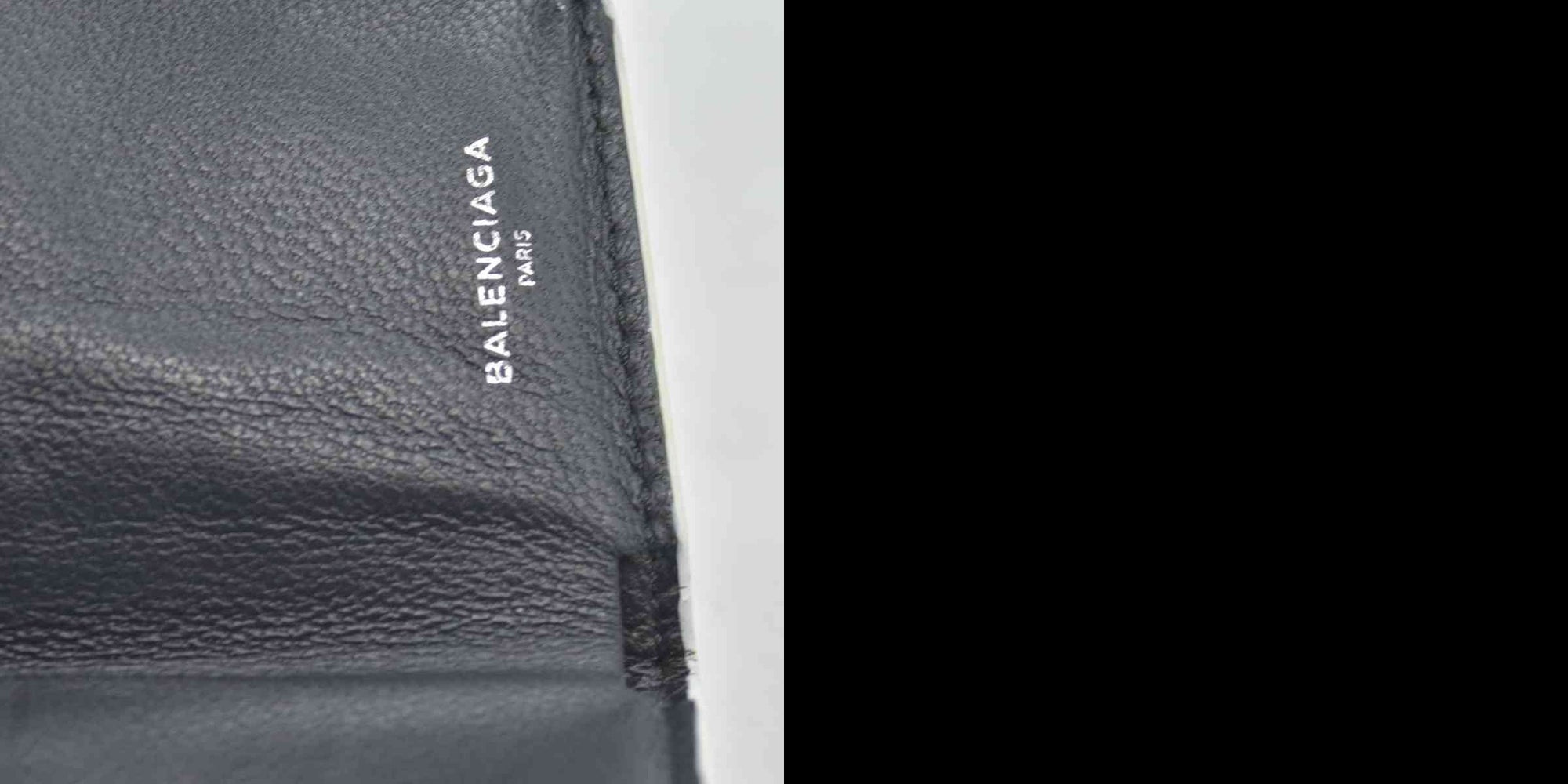 Balenciaga Trifold Compact Wallet Leather Compact Wallet CONSIGNMENT