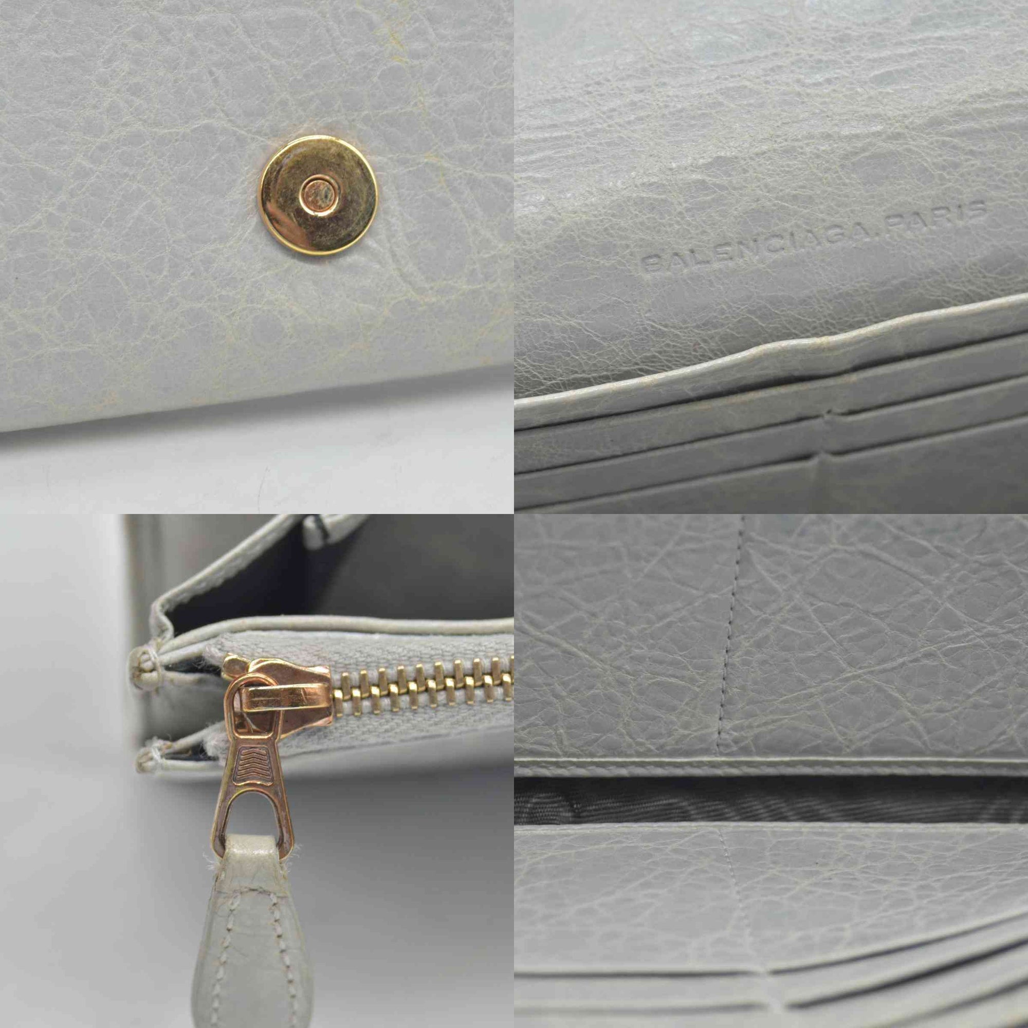 Balenciaga Leather Continental Wallet