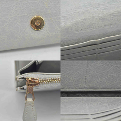 Balenciaga Leather Continental Wallet