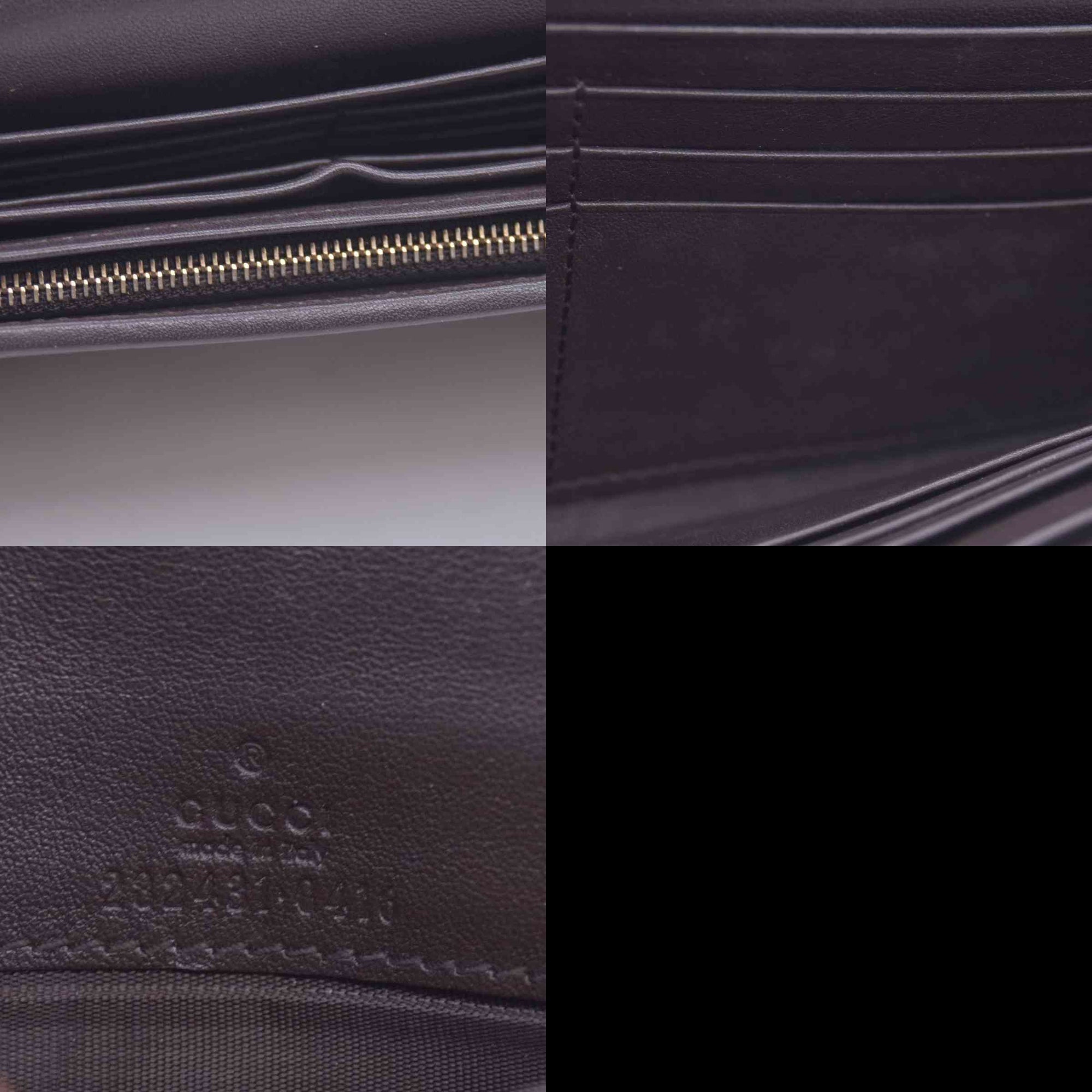 $1150 Gucci GG Brown Canvas Bifold Wallet  CONSIGNMENT 10021043