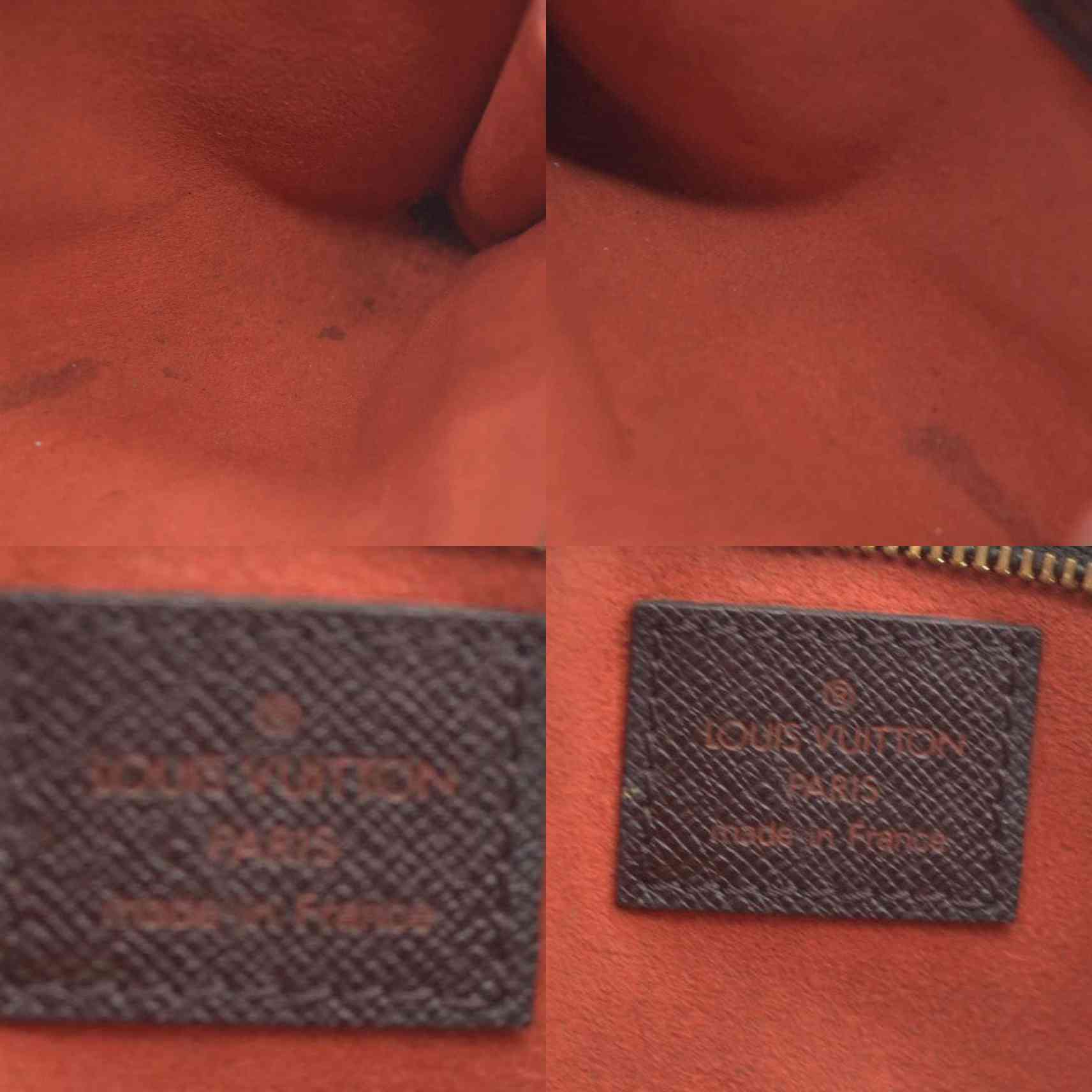 AUCTION $1290 Louis Vuitton Damier Ebene Accessories Pouch for Marais Toiletry Bag