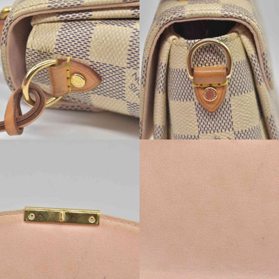 $2000 2018 Louis Vuitton Damier Azur Croisette FL2138