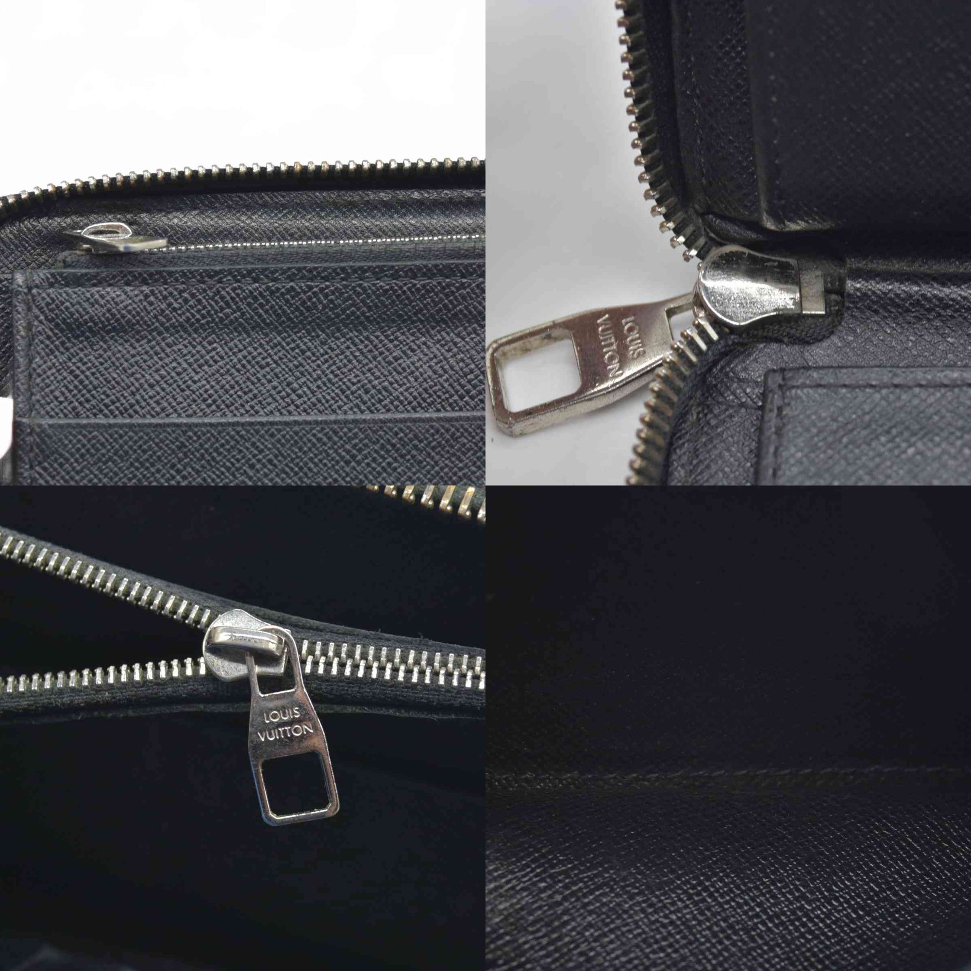 $1000 2013 Louis Vuitton Damier Graphite Zippy Organizer Wallet CONSIGNMENT CA3133