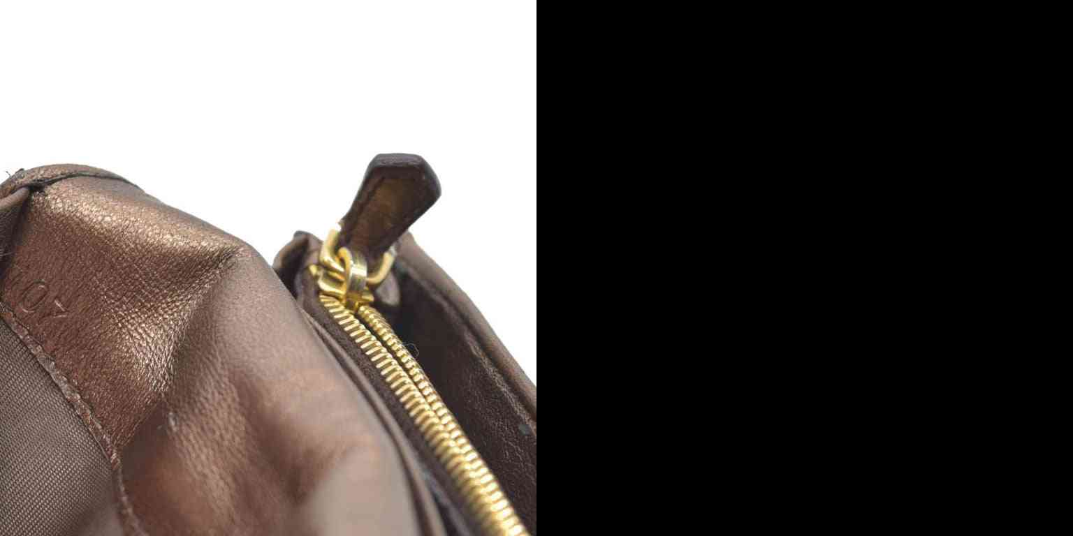 Prada Brown Nappa Gaufre Leather Continental Wallet