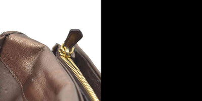 Prada Brown Nappa Gaufre Leather Continental Wallet