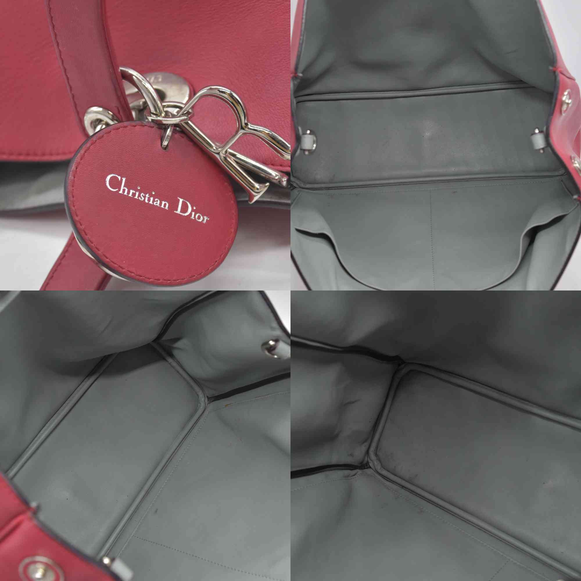 $5100 Christian Dior Smooth Calfskin Large Diorissimo Tote Pink 09MA0172