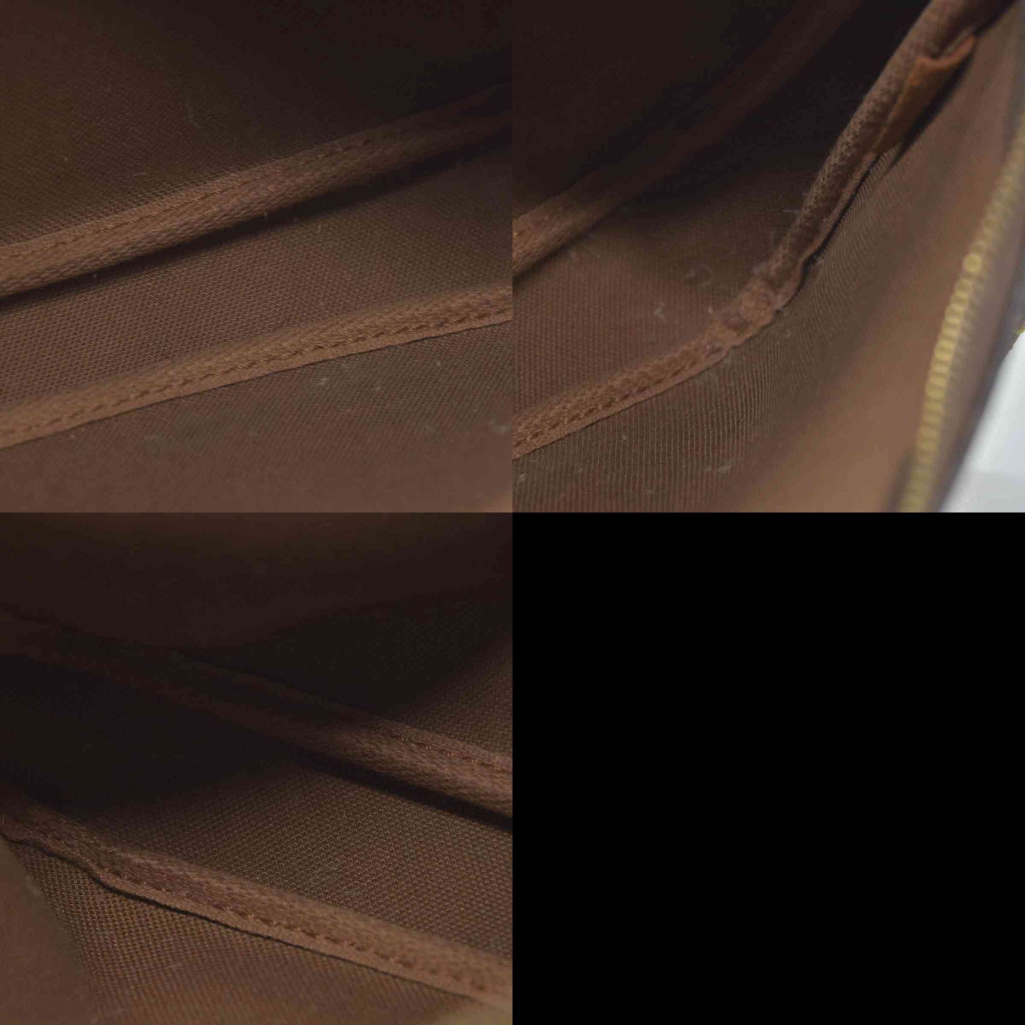 $1290 2001 Louis Vuitton Accessories Pouch Pochette Accessoires Brown Monogram SD0061