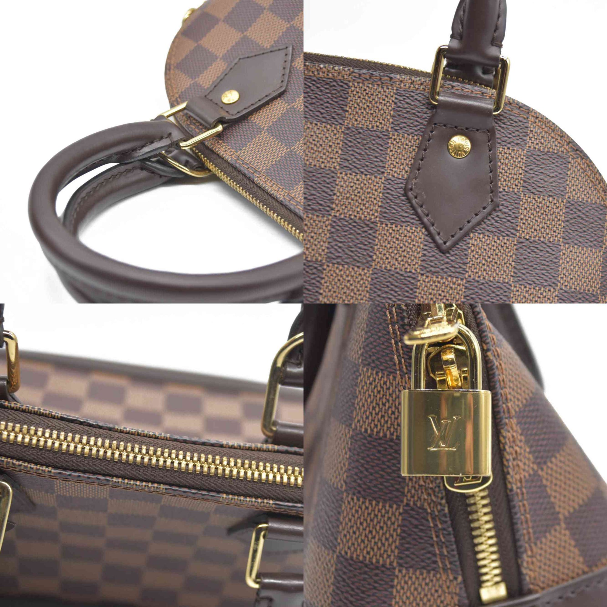 $1940 Louis Vuitton  Damier Ebene Alma BB