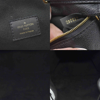 $2980 Louis Vuitton Black Montsouris Empreinte Noir Black Backpack 2020 10019957
