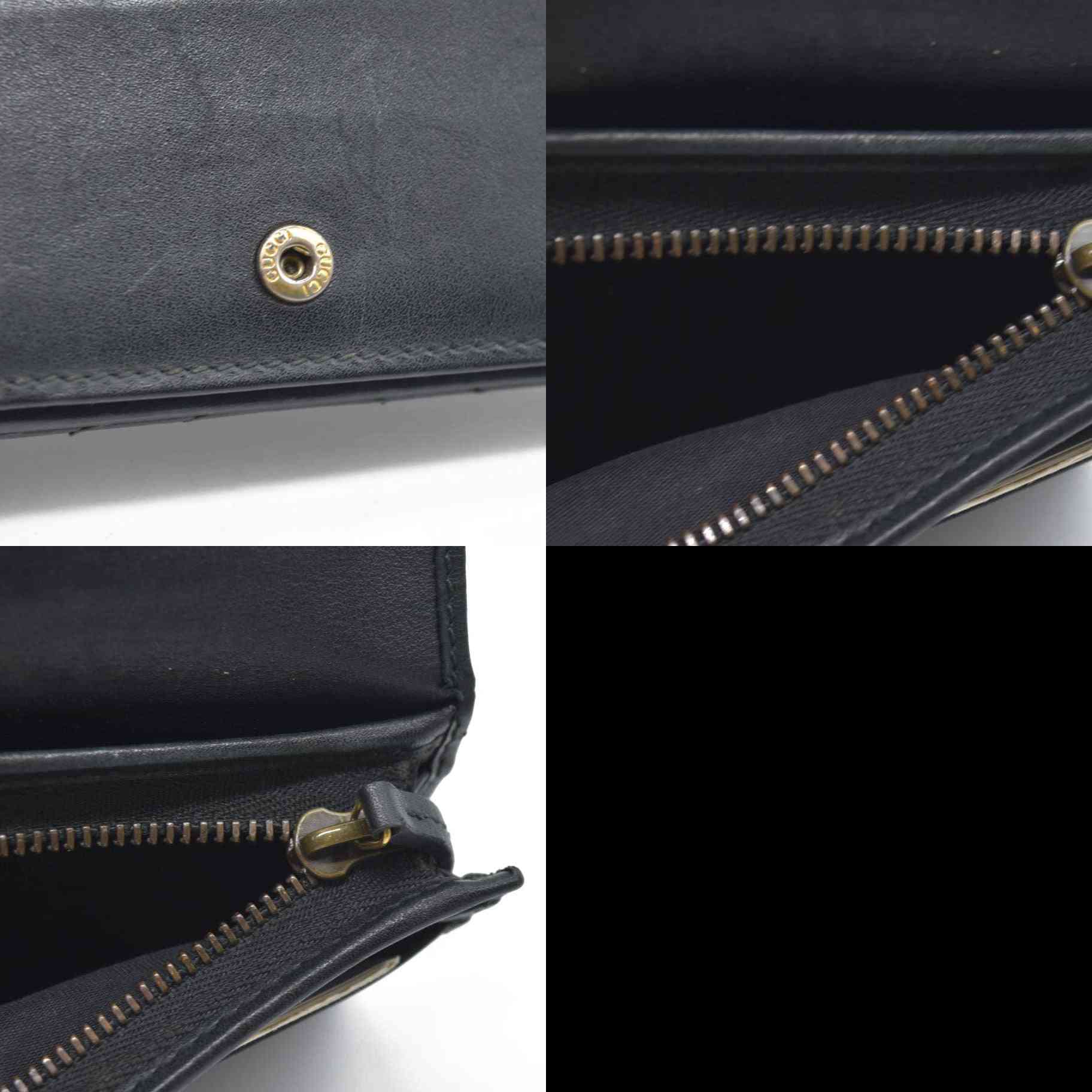 $580 CONSIGNMENT Gucci GG Marmont Quilted Bifold Compact Wallet Black