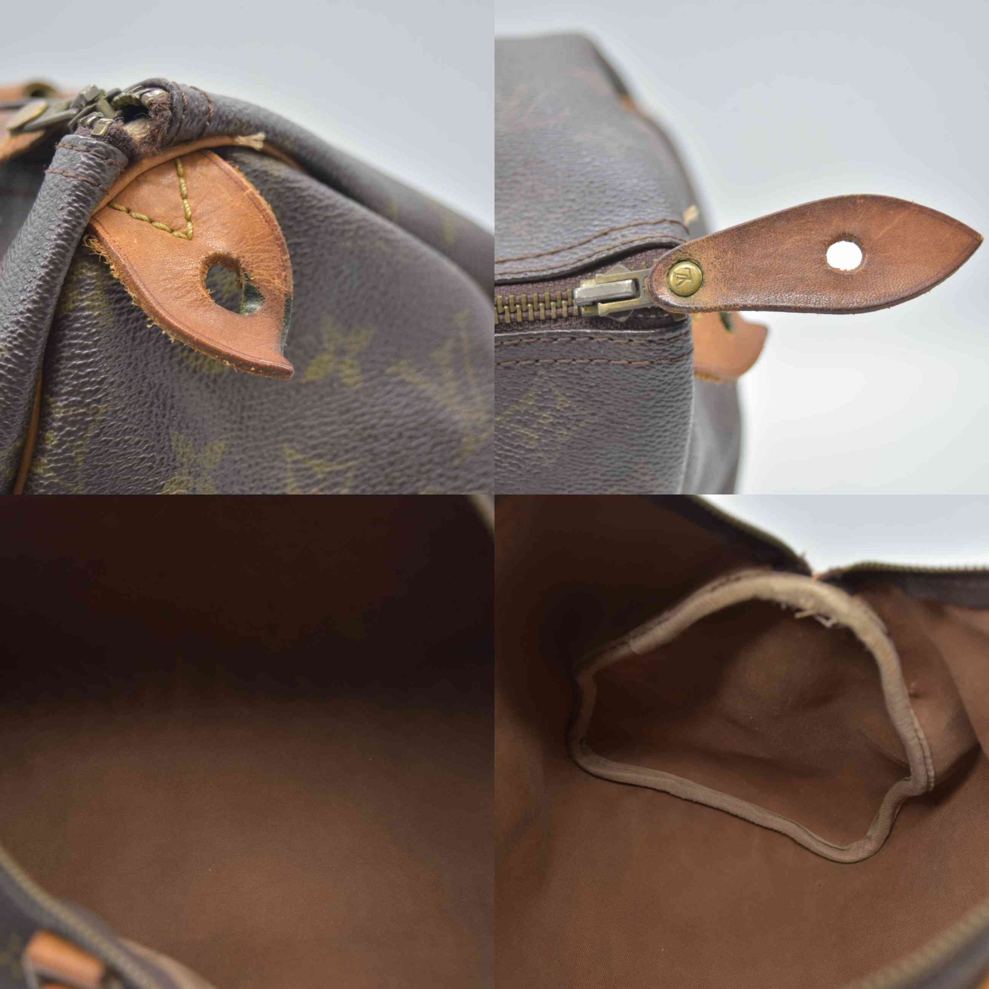 $1550 1982 Louis Vuitton Monogram Speedy 30 822