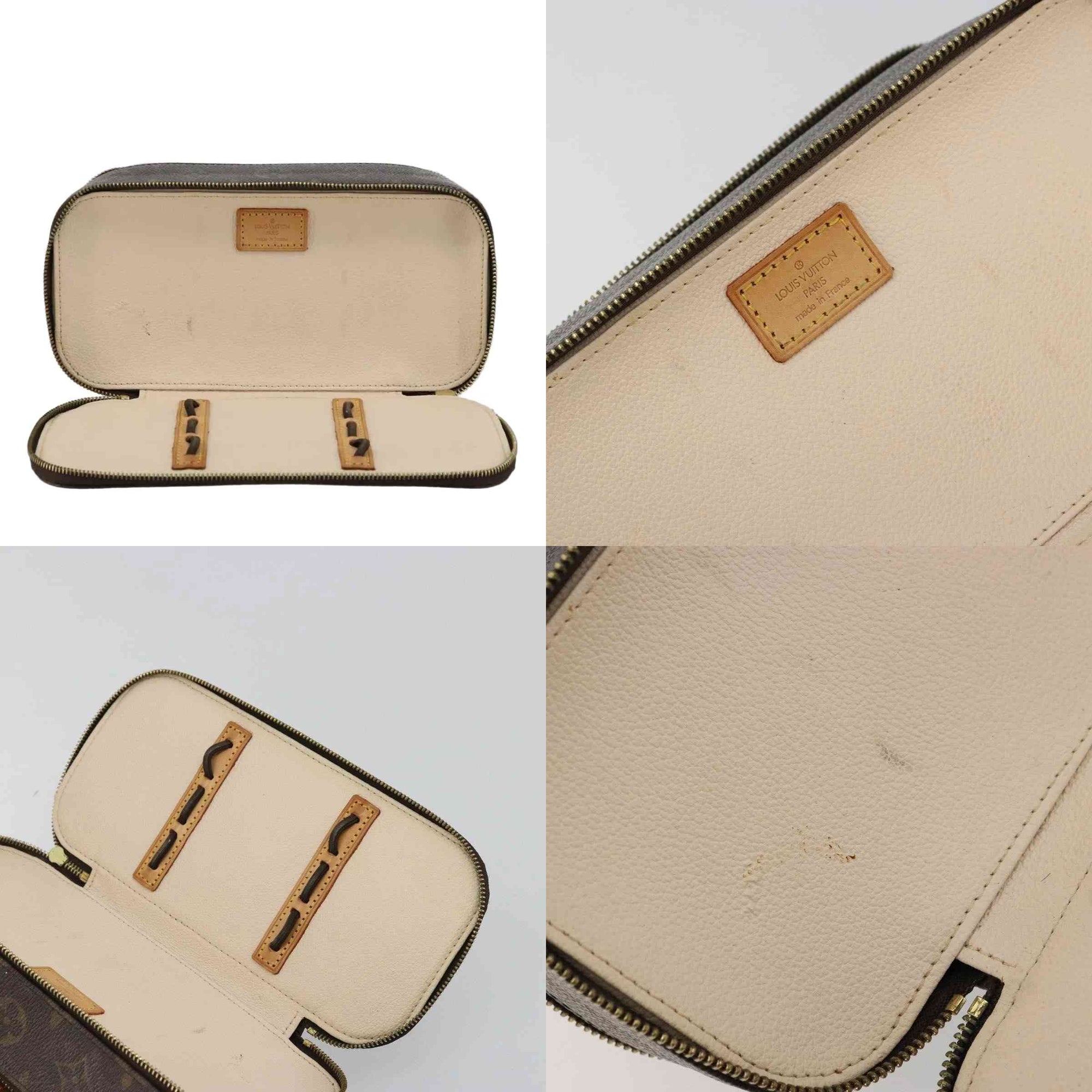 $750 LOUIS VUITTON Monogram Trousse Blush PM VI0052